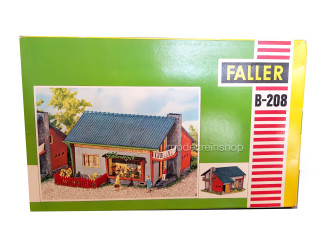 Faller HO B-208 Modern woonhuis/winkel vintage verpakking - Modeltreinshop