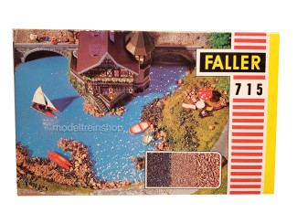 Faller HO B-715 Strooimateriaal 3 soorten vintage verpakking - Modeltreinshop