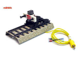 Marklin M Rail H0 7191 V2 Stootblok met verlichte afsluitlantaarn