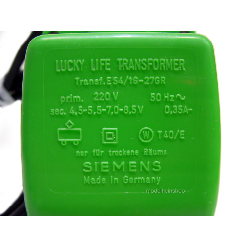 Siemens T40/E Lucky Life Transformator E54 /16 220V - Modeltreinshop