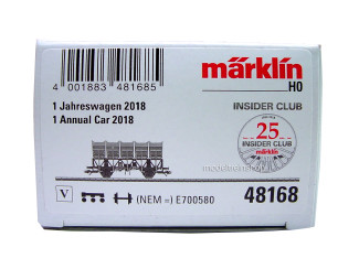 Marklin H0 48168 Insider Jaarwagen 2018 kantelbakwagen - Modeltreinshop