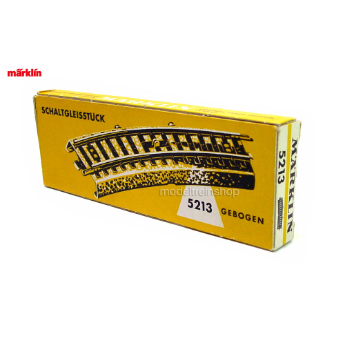 Marklin M Rail H0 5213 Gebogen Schakelrail 1/2 - Modeltreinshop