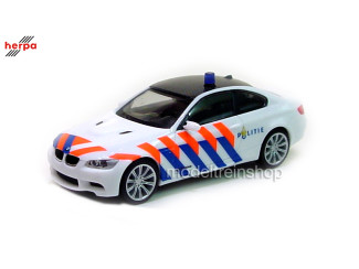 Herpa H0 096409 BMW M3 (E92) Politie Nederland - Modeltreinshop