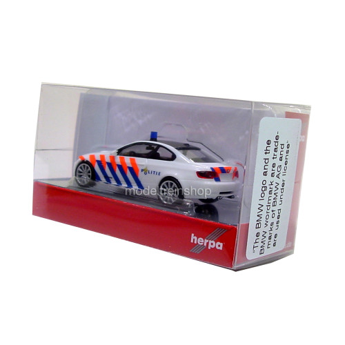 Herpa H0 096409 BMW M3 (E92) Politie Nederland - Modeltreinshop