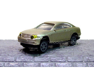 H0 - Auto Goud met Voor- en Achter Led licht - Modeltreinshop