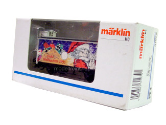 Marklin H0 31968 Frohe Weihnachten 1993 Kerstwagen - Modeltreinshop