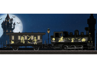 Marklin H0 36872 Stoomlocomotief Halloween - Glow in the Dark - Modeltreinshop