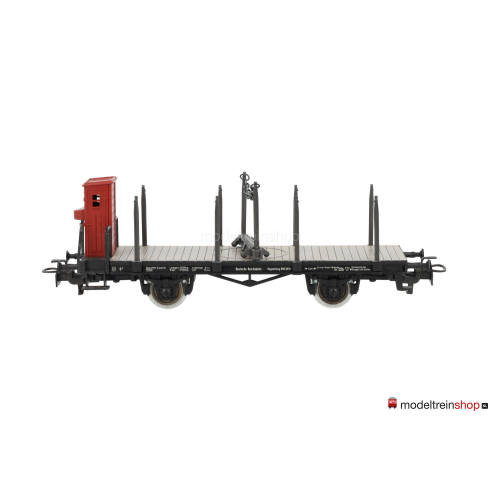 Marklin H0 4697 V1 platte wagen met zwenkbare ladingdrager met remhuisje - Modeltreinshop
