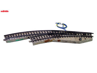 Marklin M Rail H0 5140 Elektrische Boogwissel Links - Modeltreinshop