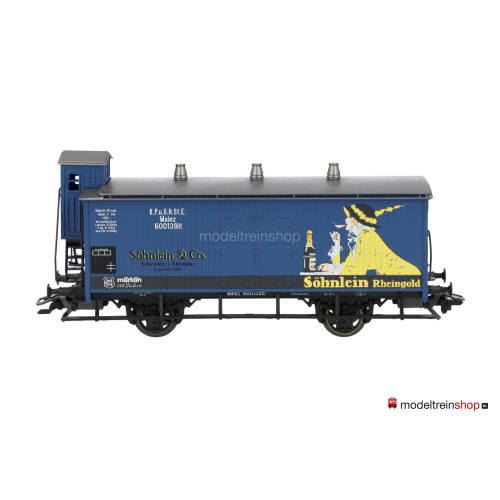 Marklin H0 48926 gesloten goederenwagen Gk 10 - Söhnlein Rheingold - Modeltreinshop