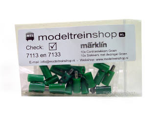Marklin H0 7113 en 7133 Groen Pluggen en moffen - Modeltreinshop