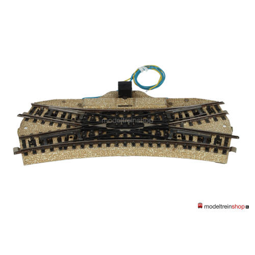 Marklin M Rail H0 5128 Engelse elektrische dubbel kruiswissel - Modeltreinshop