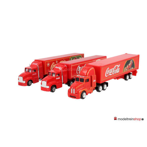 H0 Vrachtwagen - 3x Coca Cola Kerst