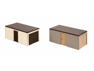 Noch H0 14319 Garage boxen 2 stuks - Modeltreinshop