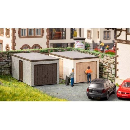 Noch N 14677 Garage boxen 2 stuks - Modeltreinshop