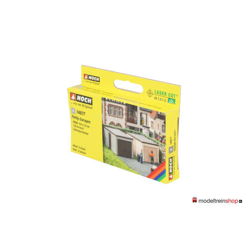 Noch N 14677 Garage boxen 2 stuks - Modeltreinshop