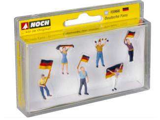 Noch H0 15966 Duitse voetbal fans EK 2021 - Modeltreinshop