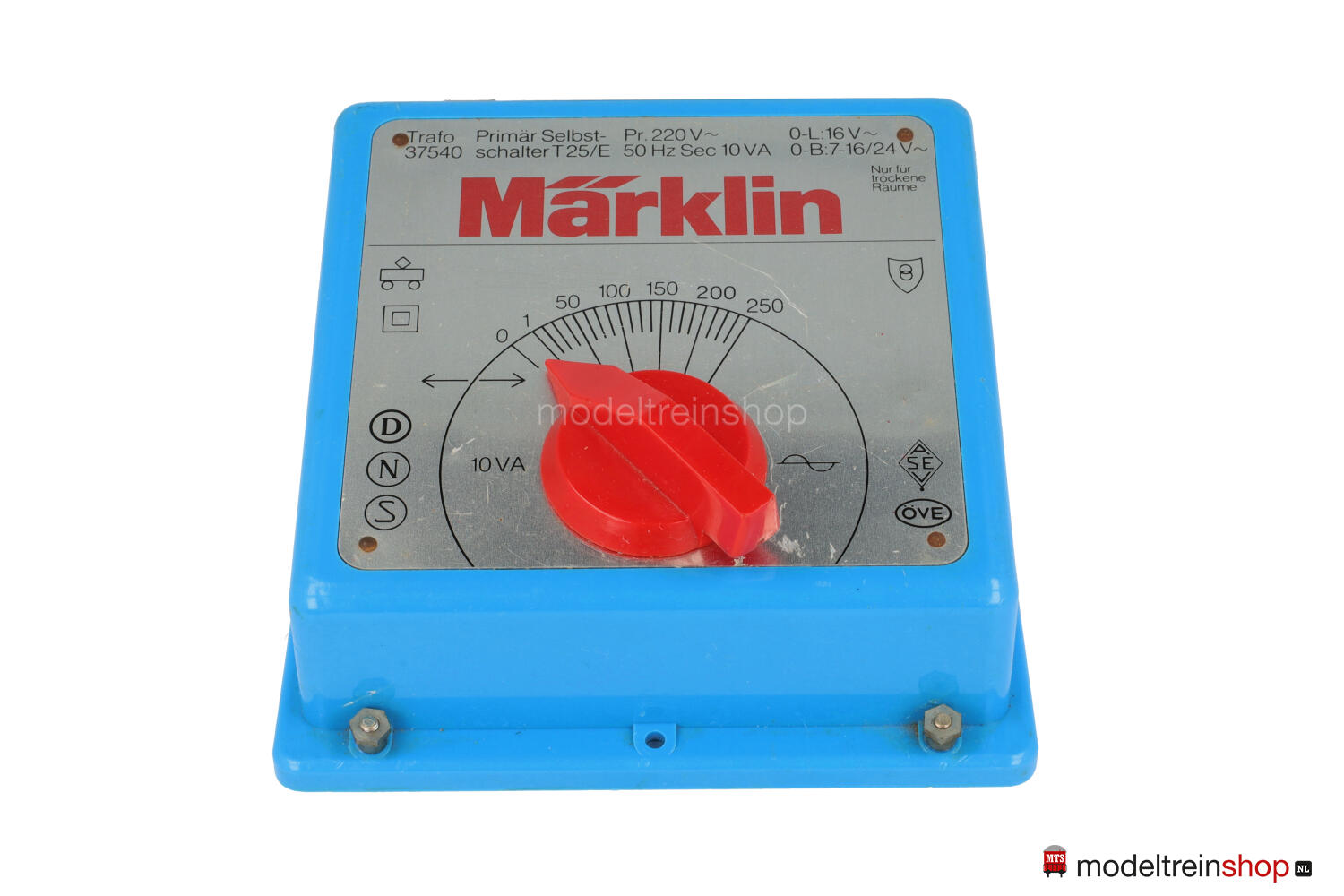 Marklin 37540 Transformator 16volt - Modeltreinshop