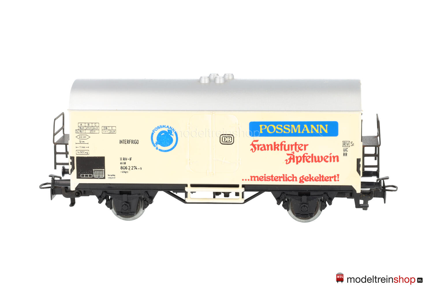 Marklin H0 4415 Koelwagen Possmann - Modeltreinshop