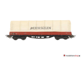 Marklin H0 4517 V03 Lageboordwagen met huif 00t / Rklmm-tu DB - Modeltreinshop
