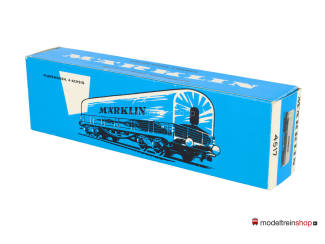 Marklin H0 4517 V03 Lageboordwagen met huif 00t / Rklmm-tu DB - Modeltreinshop