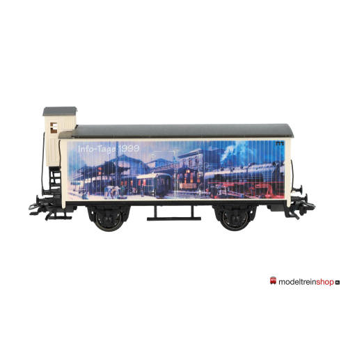 Marklin H0 4890.050 Gesloten Goederenwagen met remhuisje Info Tage 1999 - Modeltreinshop