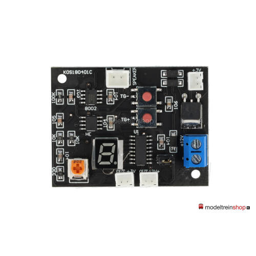 L-1599 - Geluidsmodule spoorwegovergang bel met speaker - Modeltreinshop