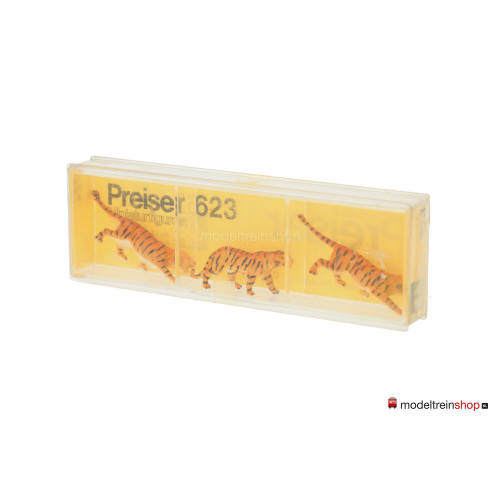 Preiser H0 623 3 stuks Tijgers - Modeltreinshop