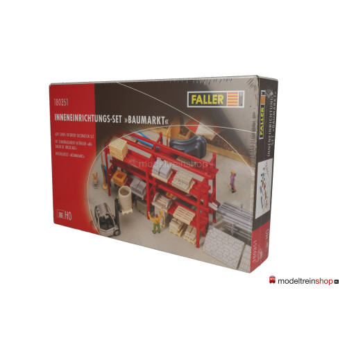 Faller HO 180351 Interieurset Bouwmarkt - Modeltreinshop