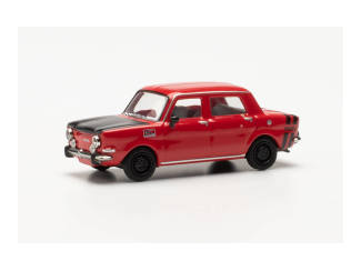 Herpa H0 024358-003 Simca Rally II rood met zwarte velgen - Modeltreinshop