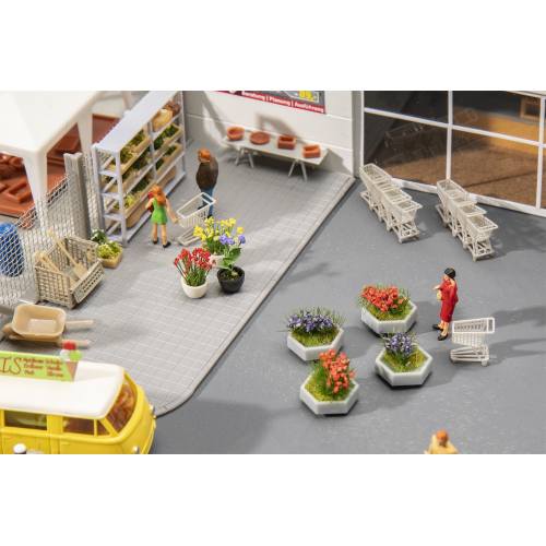 Faller HO 180352 Accessoireset Bouwmarkt - Modeltreinshop