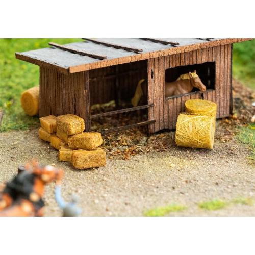 Faller H0 181286 Hooibalen 14 ronde en 18 vierkante - Modeltreinshop