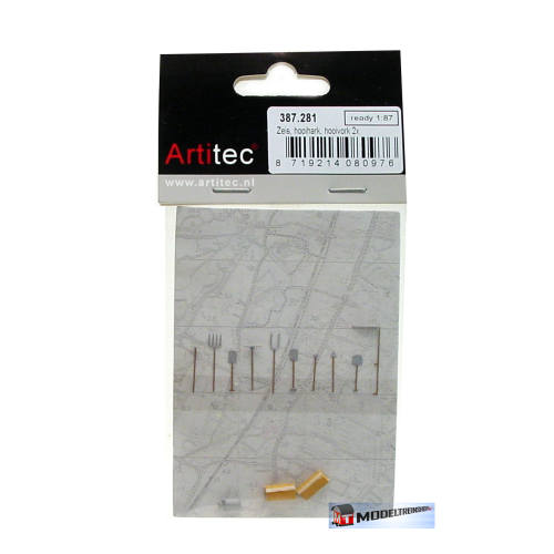 Artitec H0 387.281 Zeis, Hooihark 2 Hooivorken - Modeltreinshop