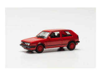 Herpa H0 420846-002 VW Golf II GTI Rood - Modeltreinshop