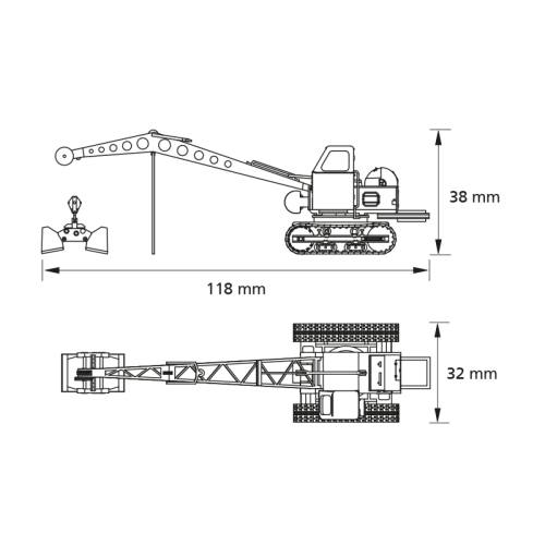 Auhagen H0 41673 Rupskraan RK3 - Modeltreinshop