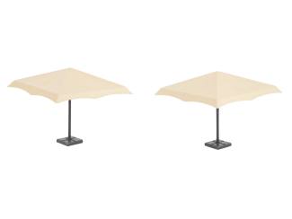 Faller H0 180862 Rechthoekige Parasols 2 stuks - Modeltreinshop