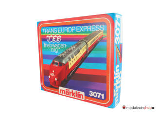 Marklin 3071 V01 Trans Europ Express TEE NS Treinstel RAM Edelweiss - Modeltreinshop