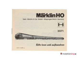 Marklin 3071 + 4071 TEE NS Treinstel met extra Tussenrijtuig Edelweiss - Modeltreinshop