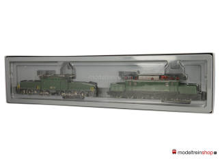 Marklin 3300 Krokodil set elektrische locomotieven Serie Be 6/8 v/d SBB en BR 194 v/d DB - Modeltreinshop