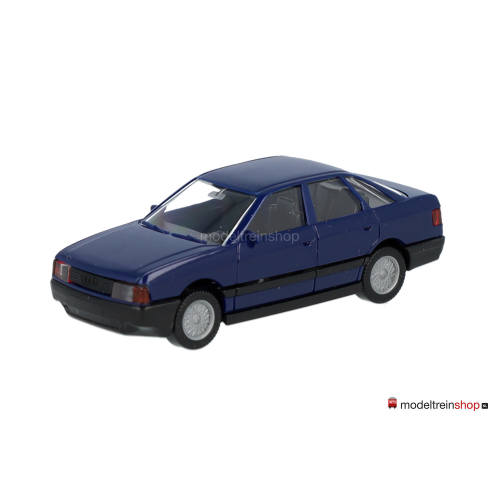 Wiking H0 1210214 Audi 80 Donker Blauw - Modeltreinshop