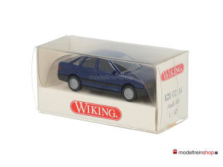 Wiking H0 1210214 Audi 80 Donker Blauw - Modeltreinshop