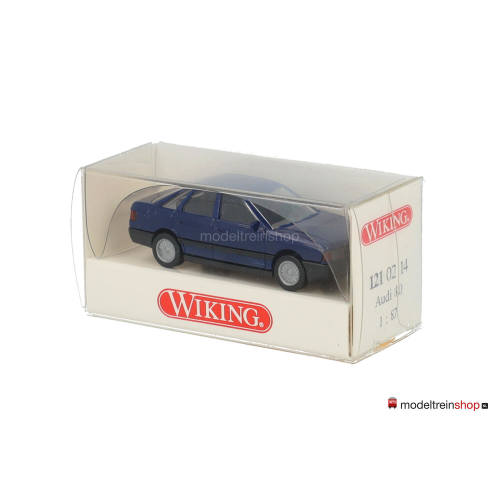 Wiking H0 1210214 Audi 80 Donker Blauw - Modeltreinshop