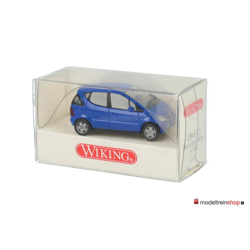 Wiking H0 1390122 Mercedes Benz A160 Blauw - Modeltreinshop