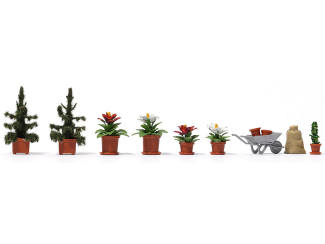 Busch H0 1235 Kerststerren & Accessoires - Modeltreinshop