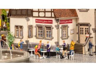 Noch H0 16245 Figuur themawereld "Café" - Modeltreinshop