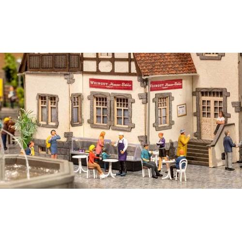 Noch H0 16245 Figuur themawereld "Café" - Modeltreinshop