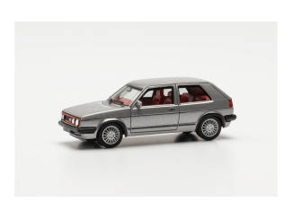 Herpa H0 430838-002 VW Golf II GTI zilver Metallic - Modeltreinshop