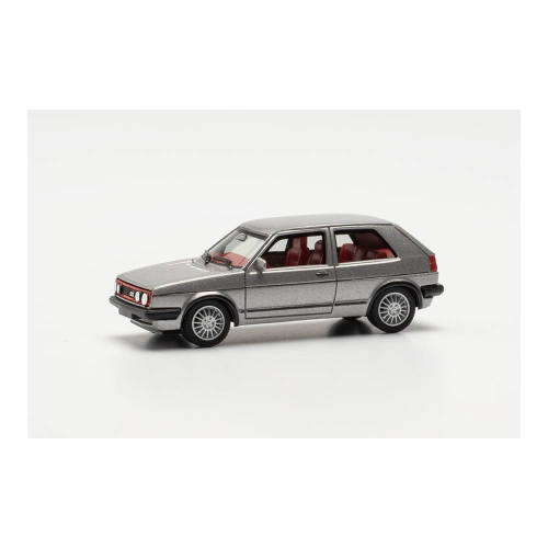 Herpa H0 430838-002 VW Golf II GTI zilver Metallic - Modeltreinshop