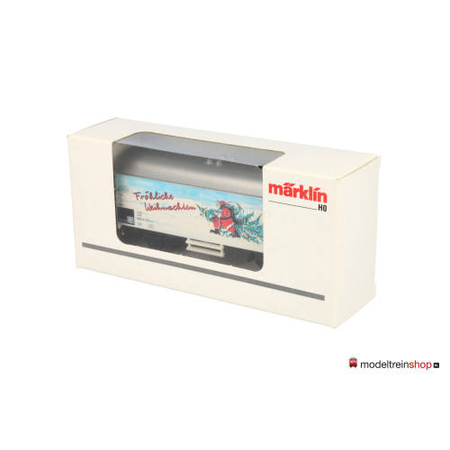 Marklin H0 4415 V21 gesloten goederenwagen "Fröhliche Weihnachten" - Modeltreinshop