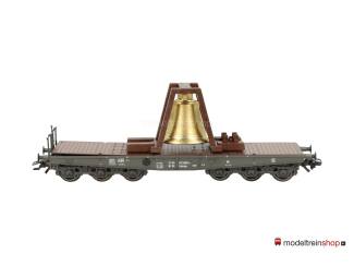 Marklin H0 84866 Zware platte wagen met bel MHI - Modeltreinshop